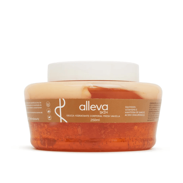 Geleia Hidratante Corporal Fresh Vanilla 250ml Alleva