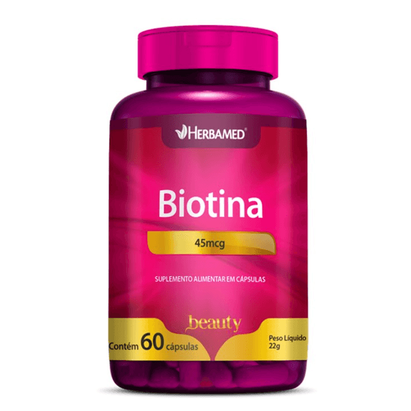 Biotina Herbamed Beauty 60 Cápsulas