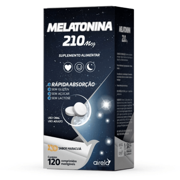 Melatonina 210mcg 120 comprimidos Airela