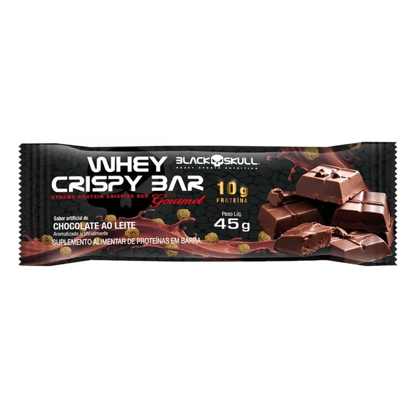 Black Skull Whey Bar Crispy Chocolate 45g