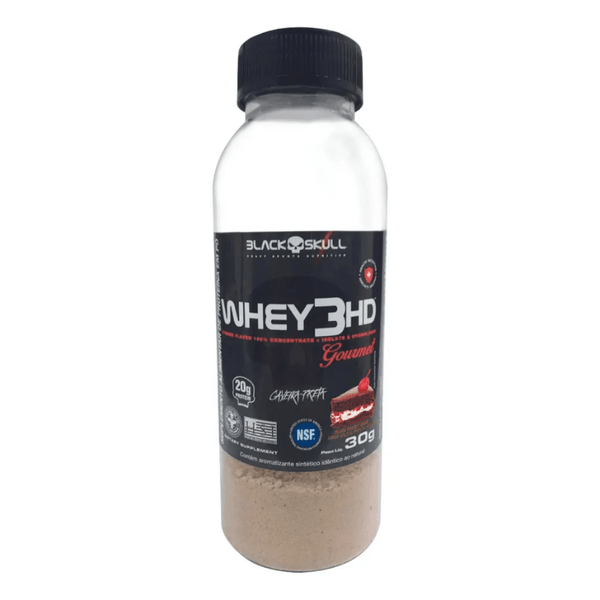 Whey Protein 3HD Gourmet Garrafinha Floresta Negra 30G